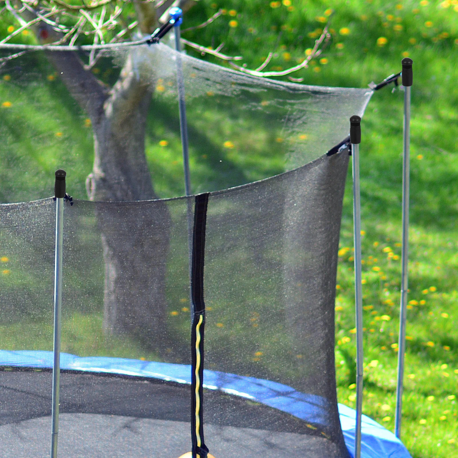 

8 Pcs Trampoline Pole Cover Safety Part Enclosure Caps Poles Replacement Parts Protective