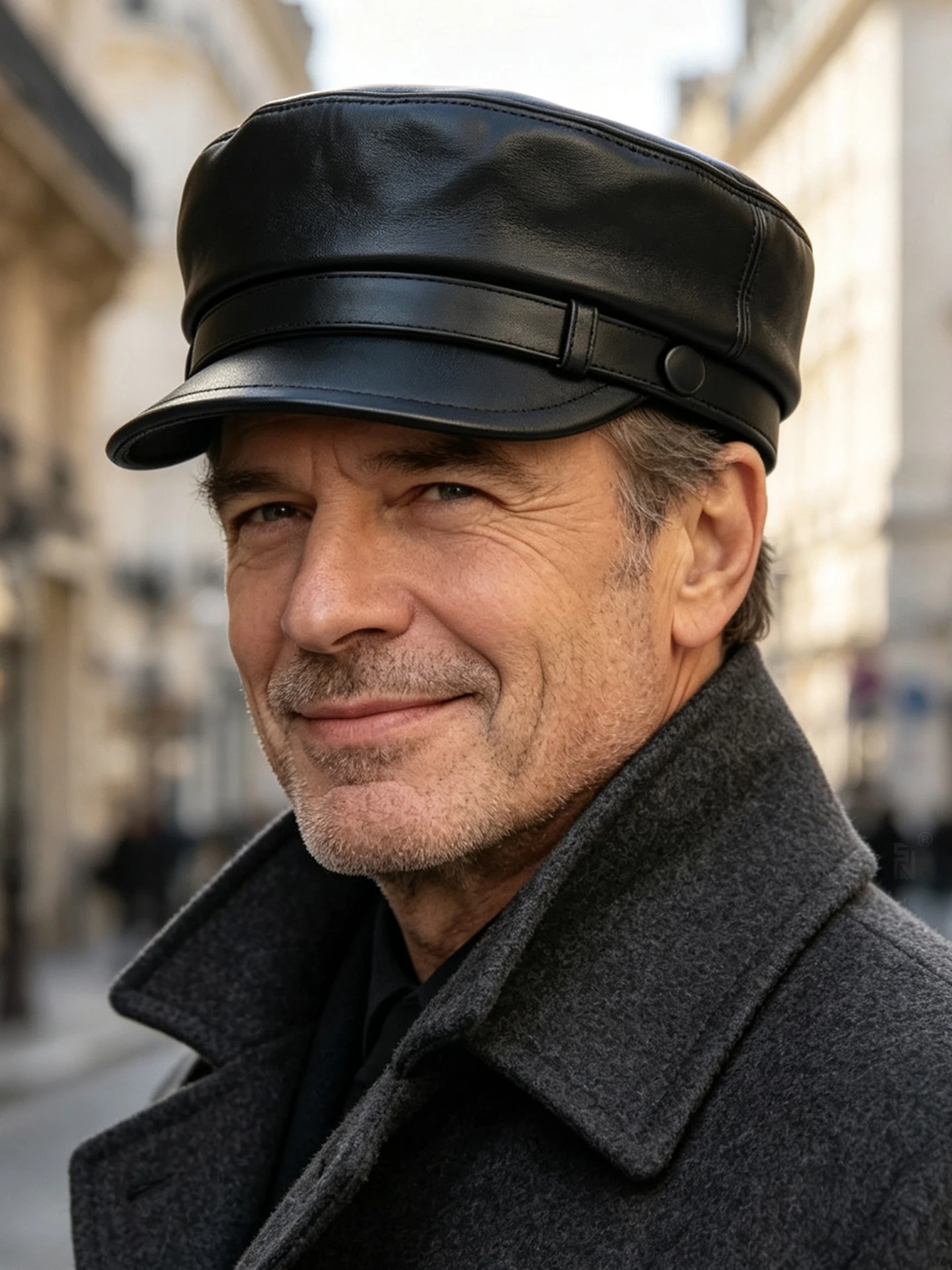 casquette-de-travail-en-cuir-lisse-pour-hommes-ideale-pour-l’automne-et-l’hiver-avec-un-dessus-plat-en-cuir-veritable-de-style-« casquette-de-gavroche »-un-accessoire-decontracte-et-polyvalent-en-cuir-pour-les-hommes-d’age-mur