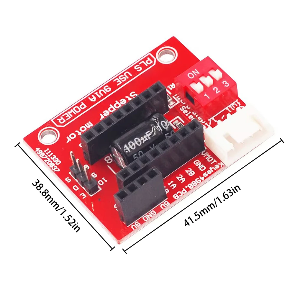 42 Stepper Motor Driver Expansion Board DRV8825 A4988 3D Printer Control Shield Module For Arduino UNO R3 Ramps1.4 DIY Kit One