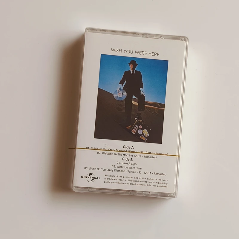 Bande musicale pour groupe de Rock EU US, vous souhaite ici, Album, petites Cassettes CD en métal, baladeur Cosplay, enregistreur de voiture, pistes sonores, boîte cadeaux