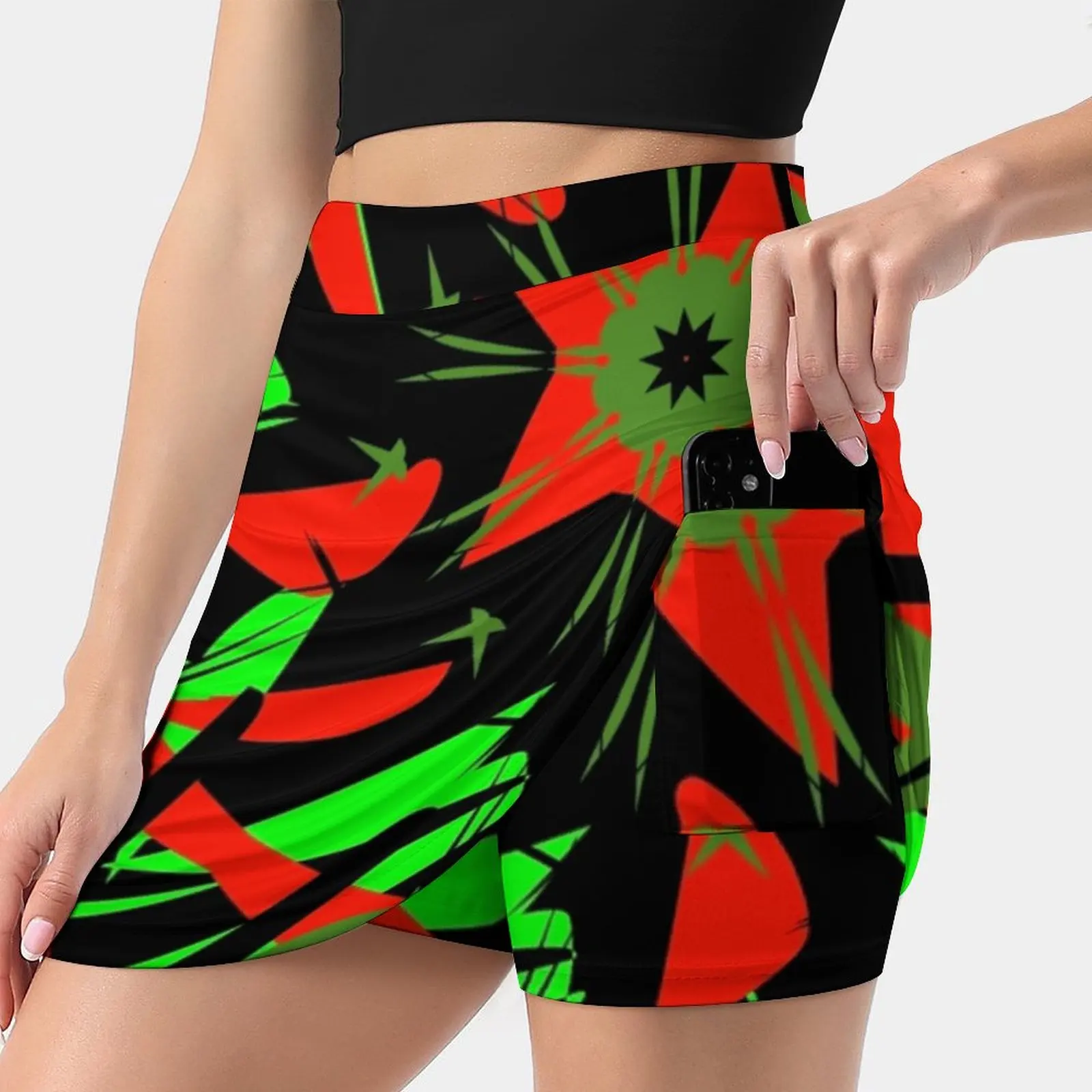 Christmas Holiday Camo Summer Women'Sshorts Skirt 2 In 1 Fitness Yoga Skirt Tennis Skirts Christmas Holiday Sweater Camo