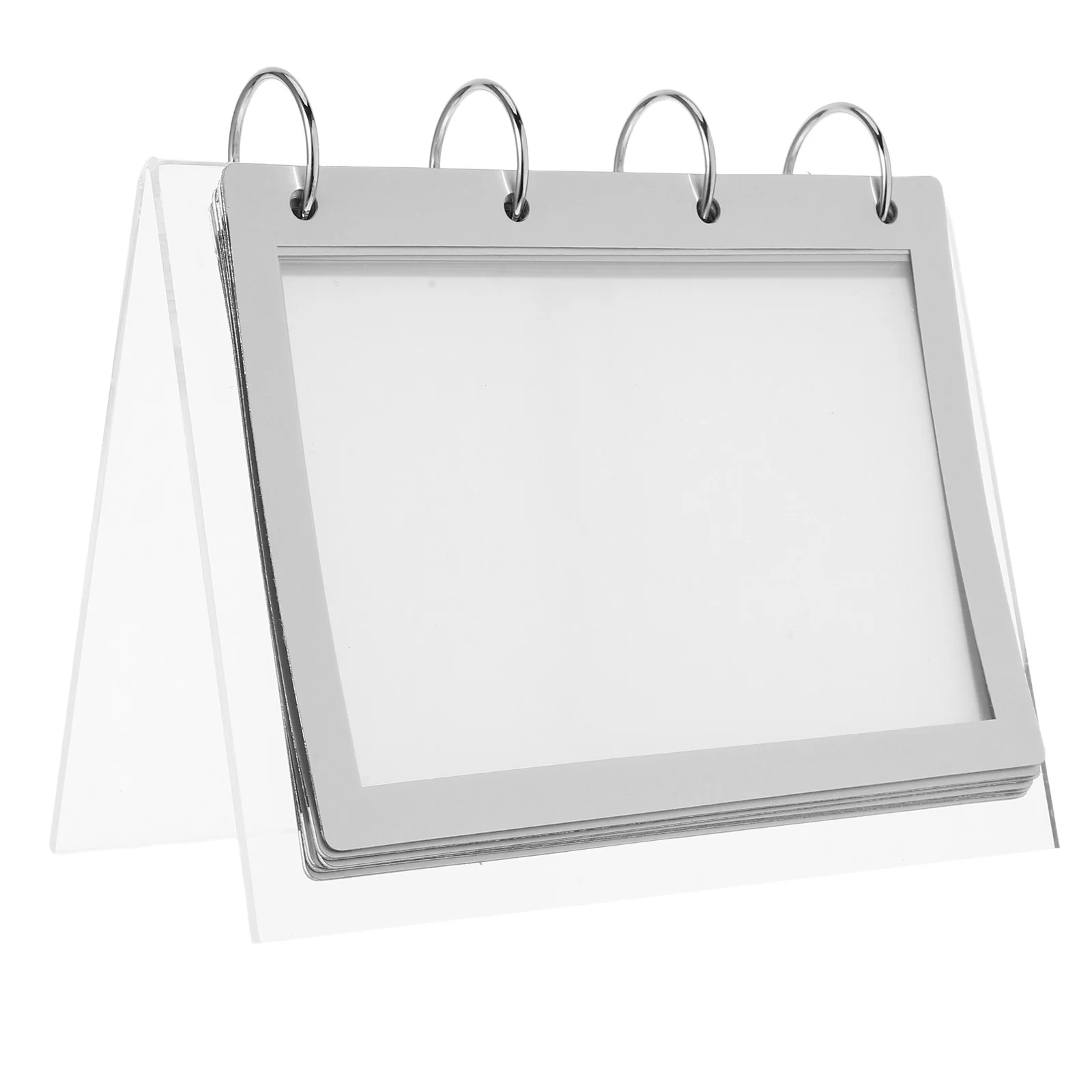 

Multi Page Acrylic Flip Display Stand V Shaped Clear Menu Holder Transparent Restaurant Table Sign Calendar Poster Display