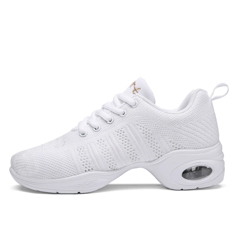 

Modern jazz dance sneakers Women's breathable mesh top dance practice shoes Fitness training shoes