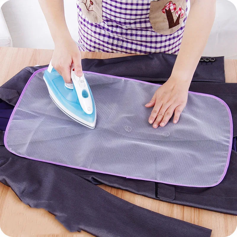 1/2/4pcs Cloth Protective Press Mesh Insulation Ironing Board Mat Cover Against Pressing Pad Mini Iron Random Colors