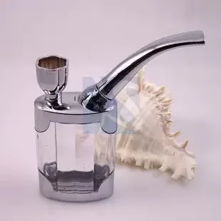 Portable Classic Water Smoking Pipe Reduce Tar Acrylic For 8mm Tabacco Washable Cigarette filter Holder Smoke Gift of Health view 2