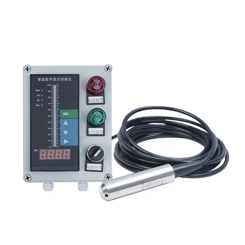 Input Level Transmitter Liquid Level Sensor Controller Static Pressure Level Gauge Water Level Sensor 4-20mA/0-10V/RS485