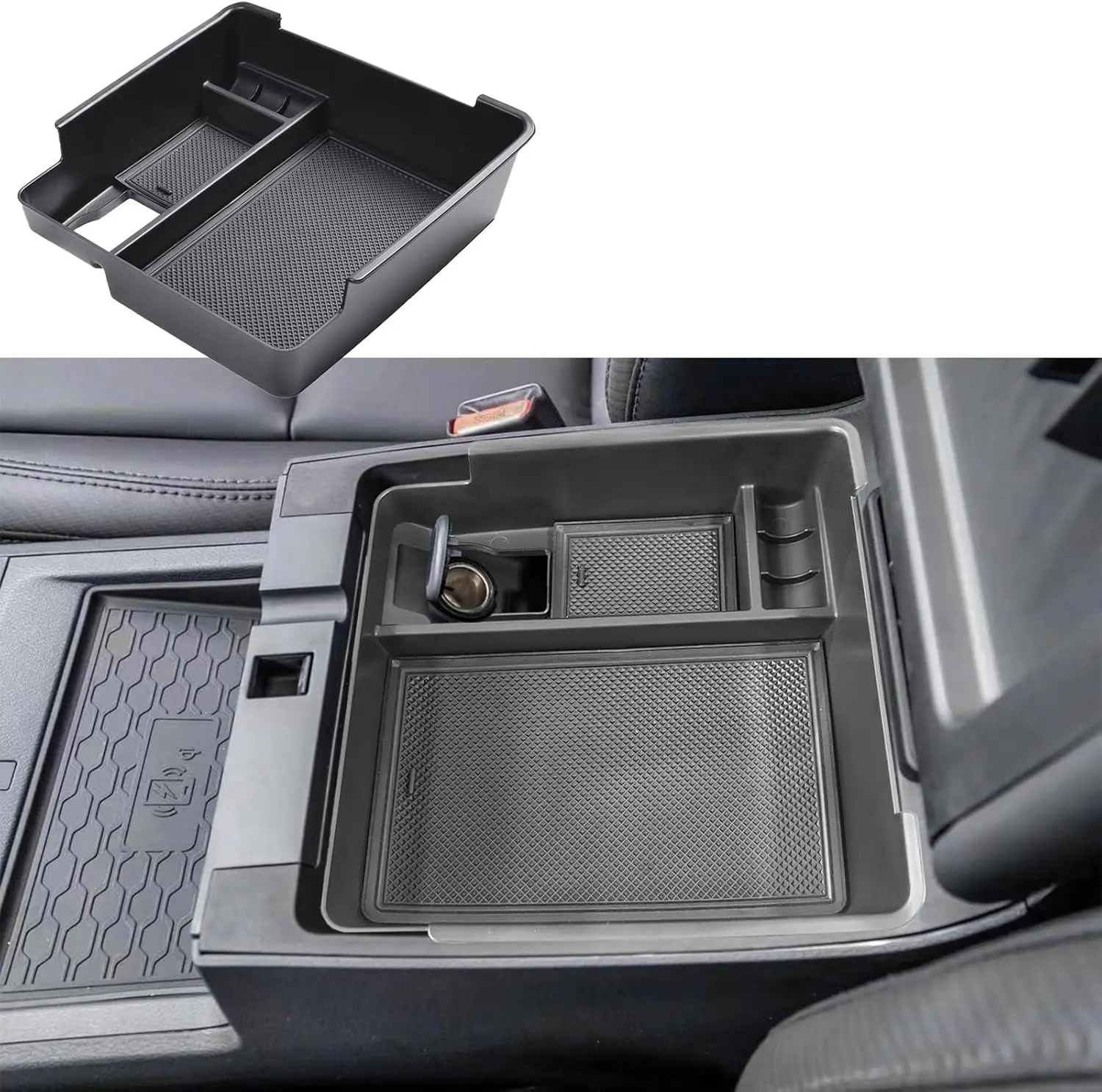 

Center Console Organizer Tray Compatible with Nissan Frontier 2022 2023 2024 2025 Pickup Truck Accessories Interior Secondary