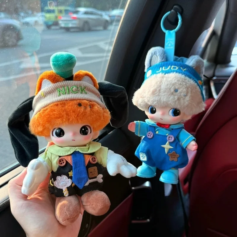 

17cm Dimoo Trendy Clothes Judy And Nick Plush Ornaments Replacement Outfits Accessories Clothes For Collectors Fashionable Gift