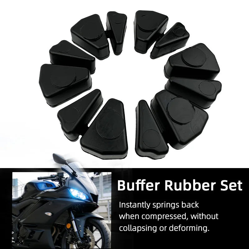 6 PCS Motorcycle Rear Wheel Sprocket Hub Damper Rubber B97-F5364-00 for Yamaha YZF-R15 YZF155 XSR155 MTM155 FZ25 MT-15 FZ-S FI