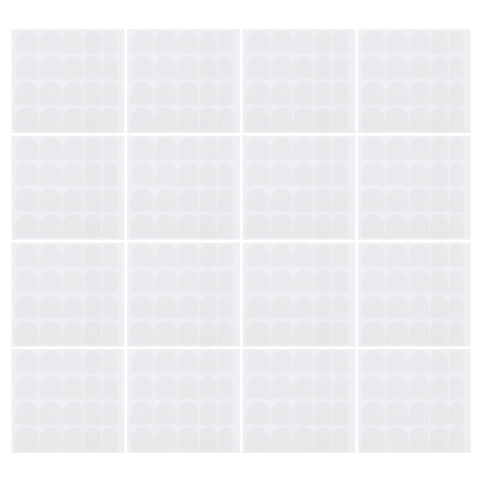 

50 шт., аксессуары для дизайна ногтей, двусторонняя наклейка, наклейка для маникюра, белые двусторонние ленты, принадлежности для маникюрного салона