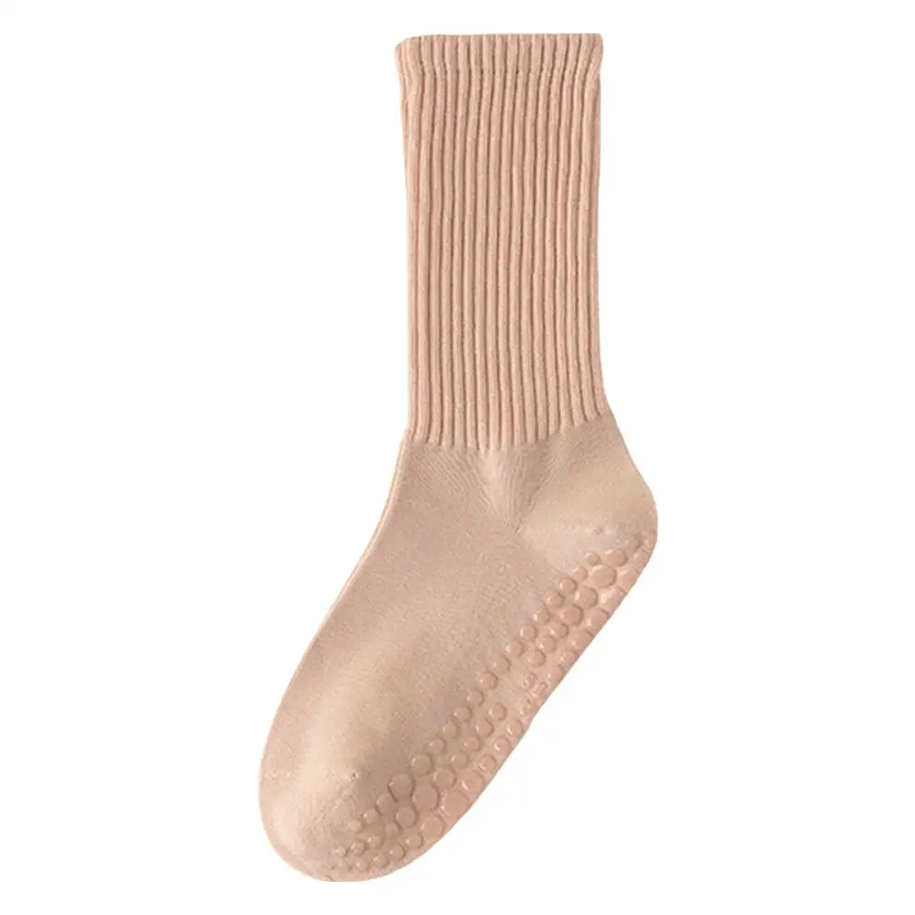 Yoga Socks Cotton Mid-tube Bottom Professional Non-slip Silicone Socks Floor Dance gym Fitness Indoor Sports Socks Soft Pil H4O6