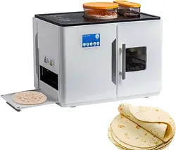 Home Roti Baker Fully Automatic Roti Maker Electric Chapati Tortilla Pancake Flatbreads Pita Making Machine