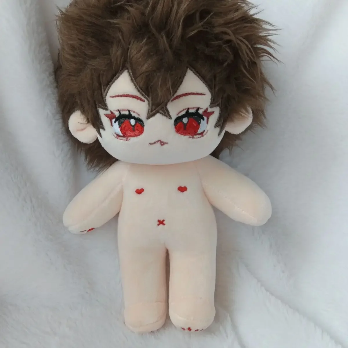 

Stuffed 20cm Mu Sicheng Cosplay Cartoon Plush Doll With Skeleton Doll Change Clothes Toys for Kids Birthday Gifts