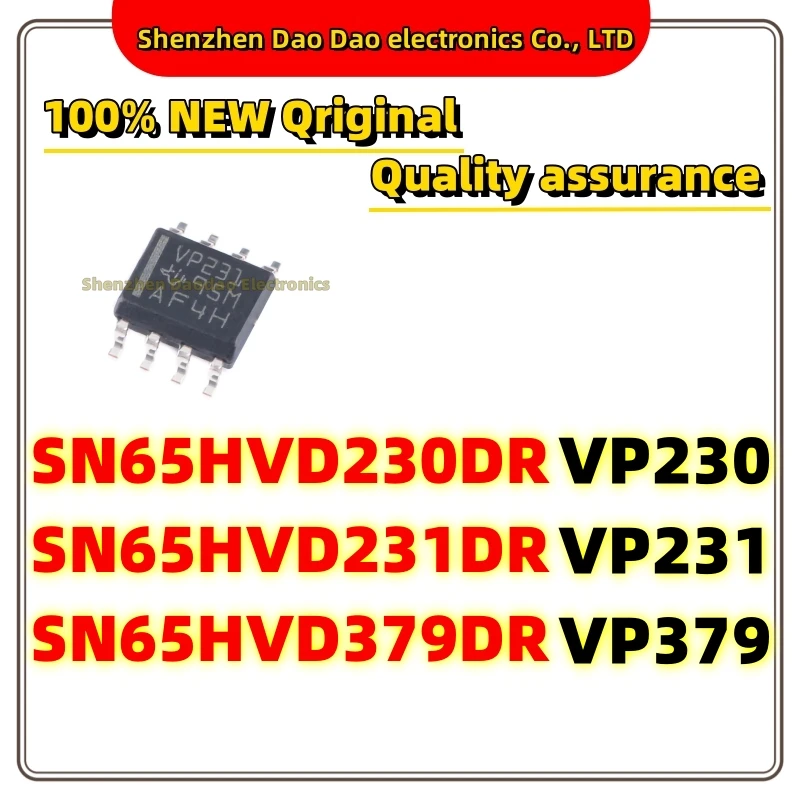 10Pcs SN65HVD230DR VP230 SN65HVD231DR VP231 SN65HVD379DR VP379 SOP-8 New original driver chip