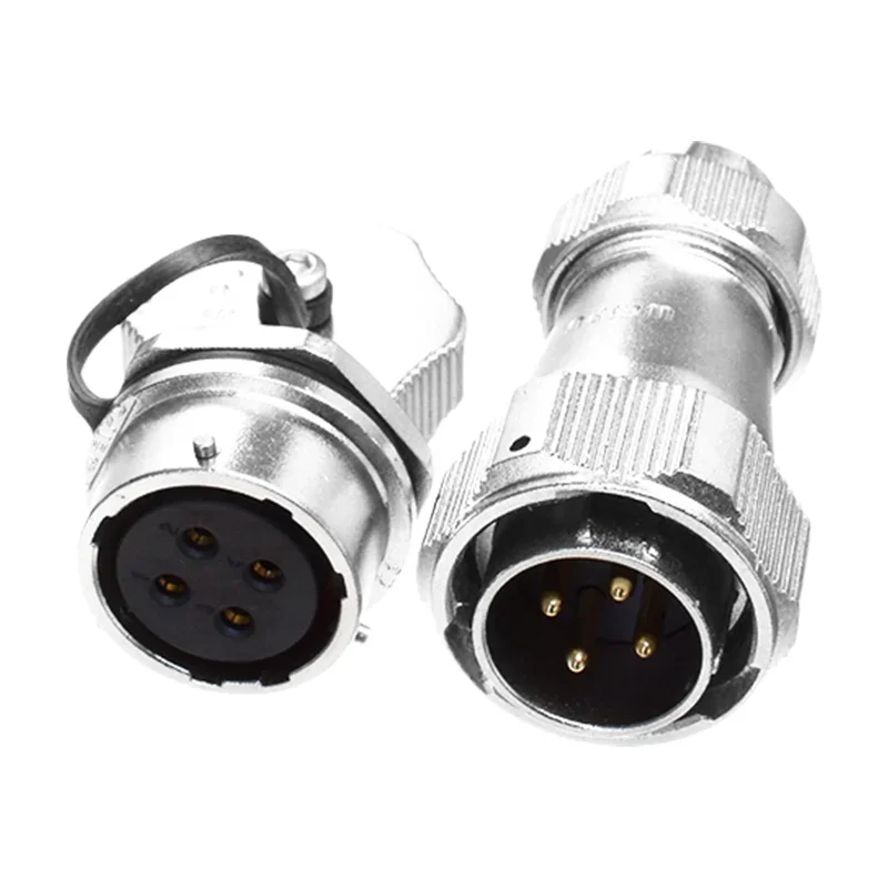 WEIPU WY24 TE+ZM Outdoor IP67 Electrical Connector 2Pin 3Pin 4Pin 9Pin 10Pin 12Pin 19Pin Automotive LED New Energy Vehicle Metro