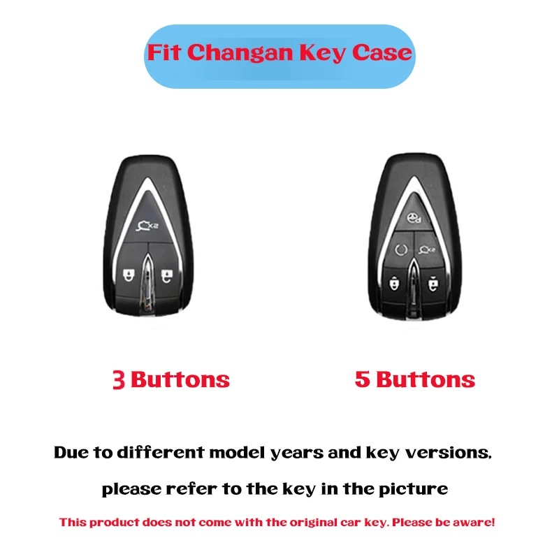 Car Key Case For Changan UNIK CS35 PLUS CS55 PLUS CS75 PLUS Eado UNI-T Oushang X5 X7 EV Key chain leather Luxury with Diamond