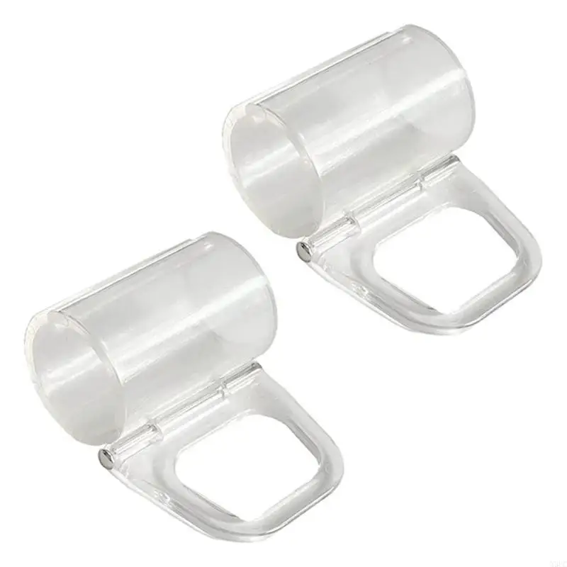 Pack Of 10 Ergonomic Roller Shade Pull Handles For Easy Removal And Cleaning X3UC