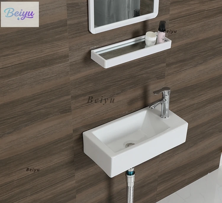 Wall-mounted wash basin Small mini small apartment Bathroom Wash basin Hanging basin Balcony Simple washbasin