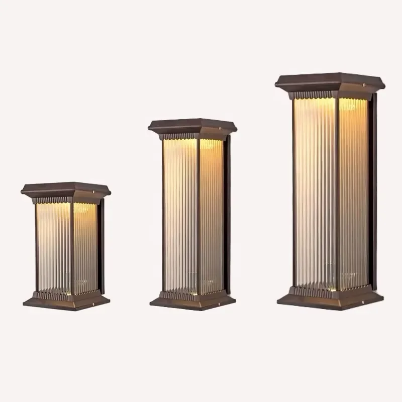 Modern outdoor LED waterproof cylindrical wall lamp, polycarbonate diffuser H40CM aluminum CE 85-265V 3000K warm white light