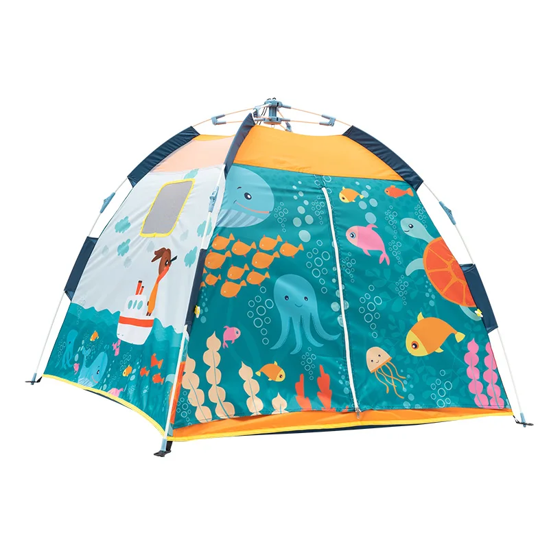 

Kids Play Tent & Playhouse, Under Sea Indoor Outdoor Kids Tent,Portable Children Tents Playhouse for Boys Girls Imaginative