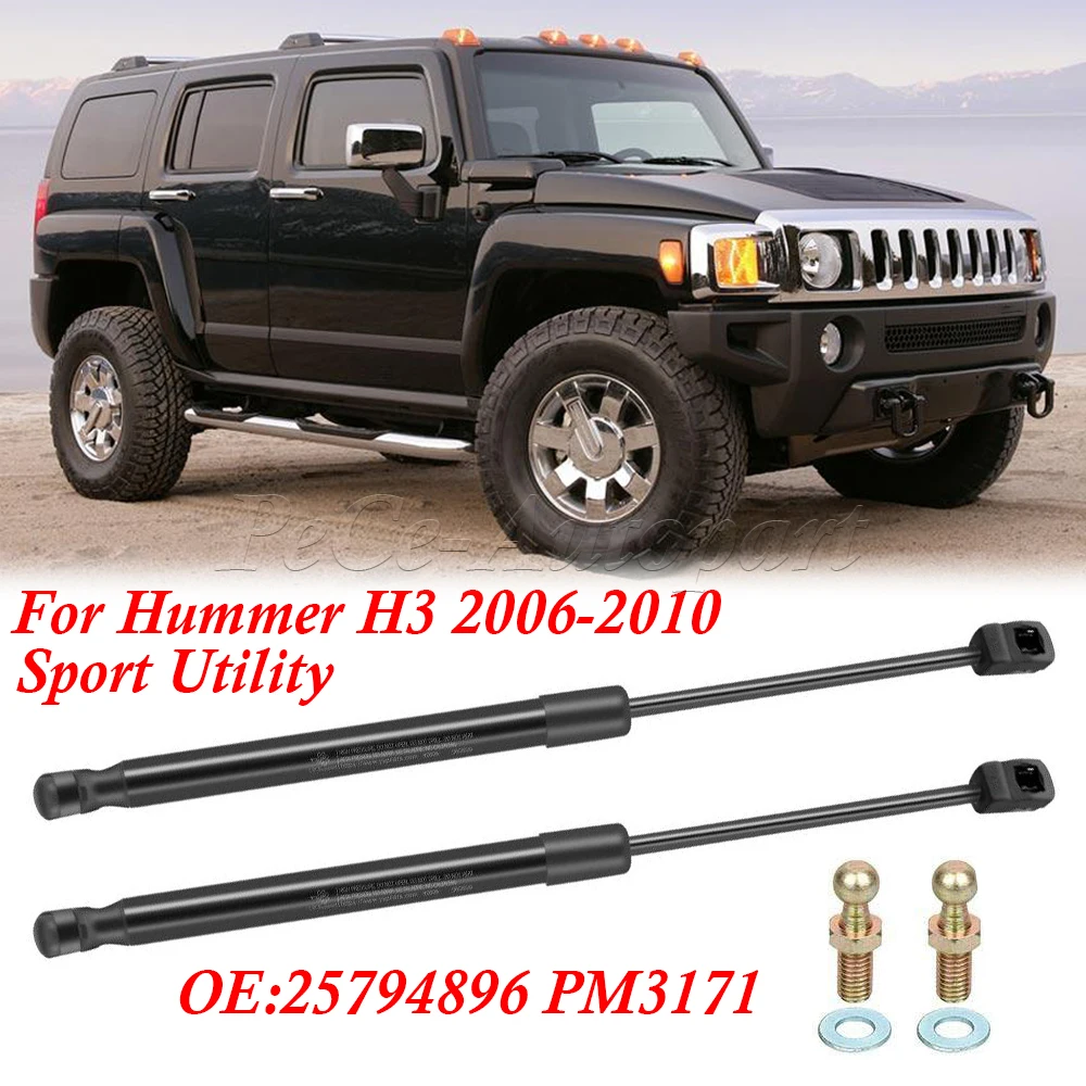 1 szt./2 szt. dla Hummer H3 2006-2010 Sport Utility 25794896   PM3171 Podnośnik przedniej maski obsługuje amortyzatory