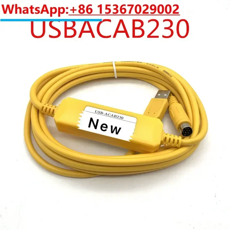 USBACAB230  PLC Programming Cable USB TO RS232 Adapter For USB-DVP ES EX EH EC SE SV SS Series Cable