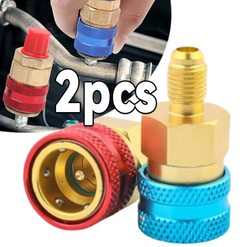 

Refrigerant Quick Coupler Dual-Pressure High-Quality Alloy R134a Auto Air Conditioning Multifunctional and Widely Compatible