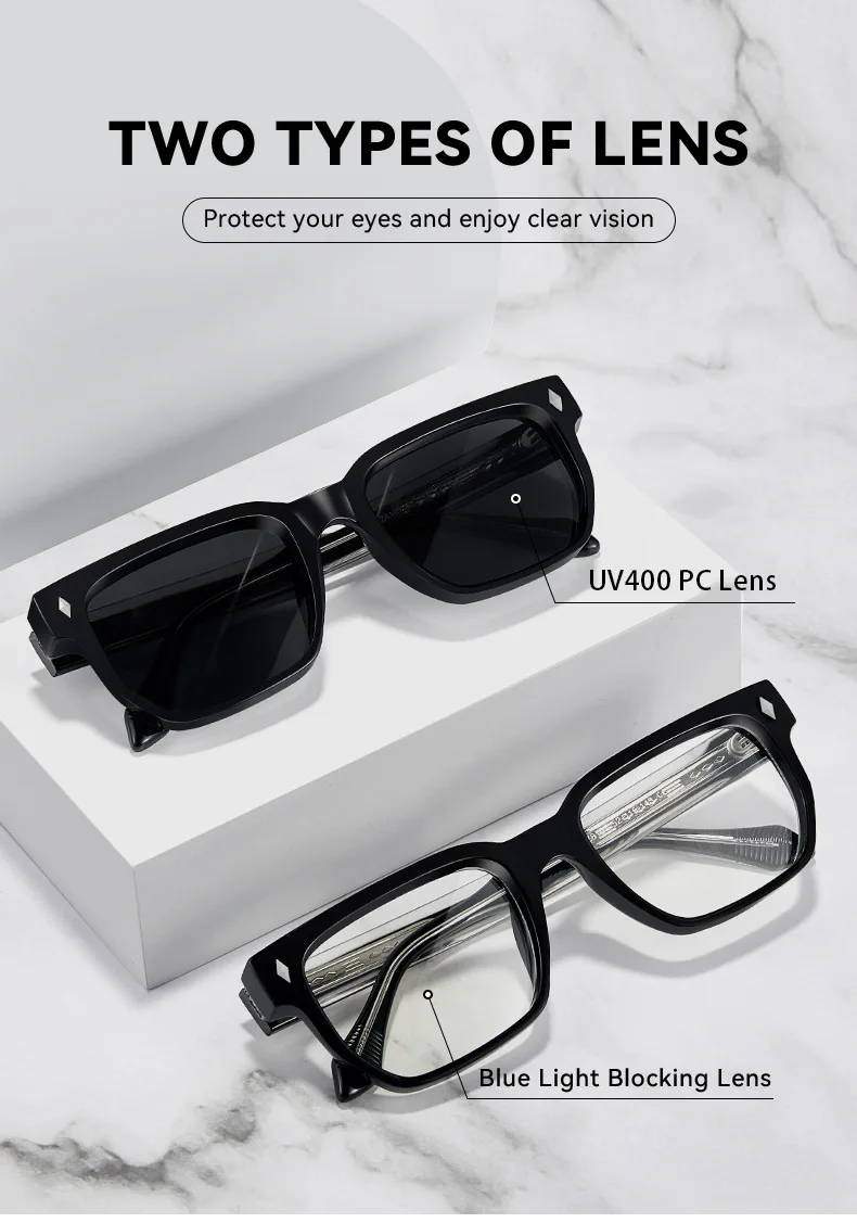 SHAUNA Retro Rivet Rectangle Sunglasses UV400 Sun Glasses