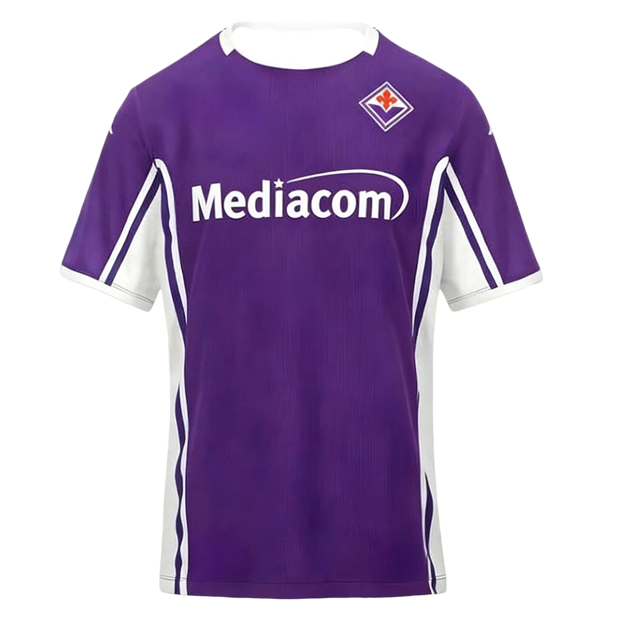 Camisa de Futebol ACF Fiorentina (Casa e Fora) - Camiseta Esportiva Casual de Verão de Manga Curta para Praia e Surf (Wetsuit)