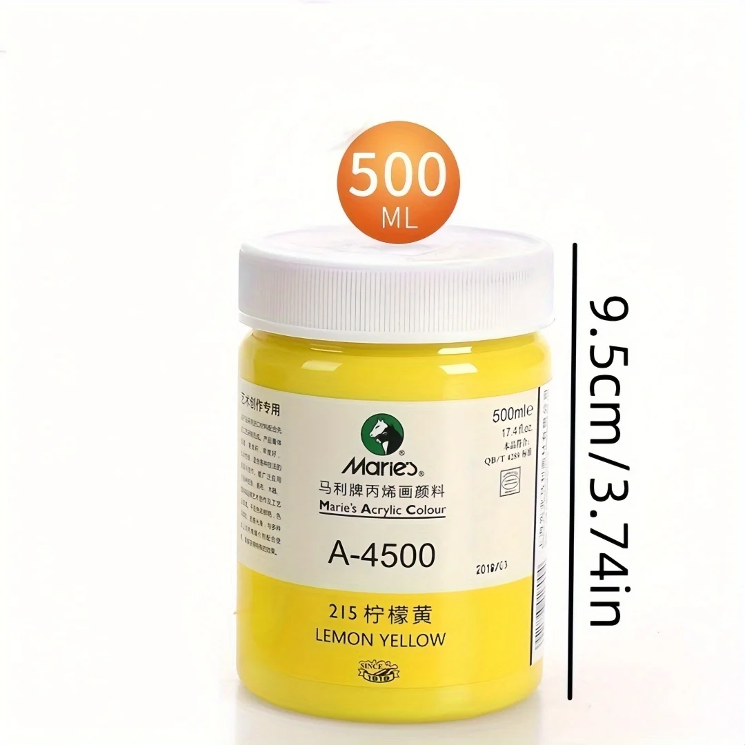 Large bottle acrylic paint, 500ML, specifically designed for wall painting and graffiti