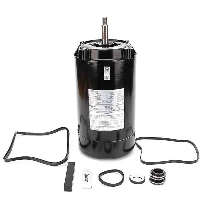 Pool Pump Motor and Seal Replacement Kit for Hayward Max Flow Super Pump UST1102