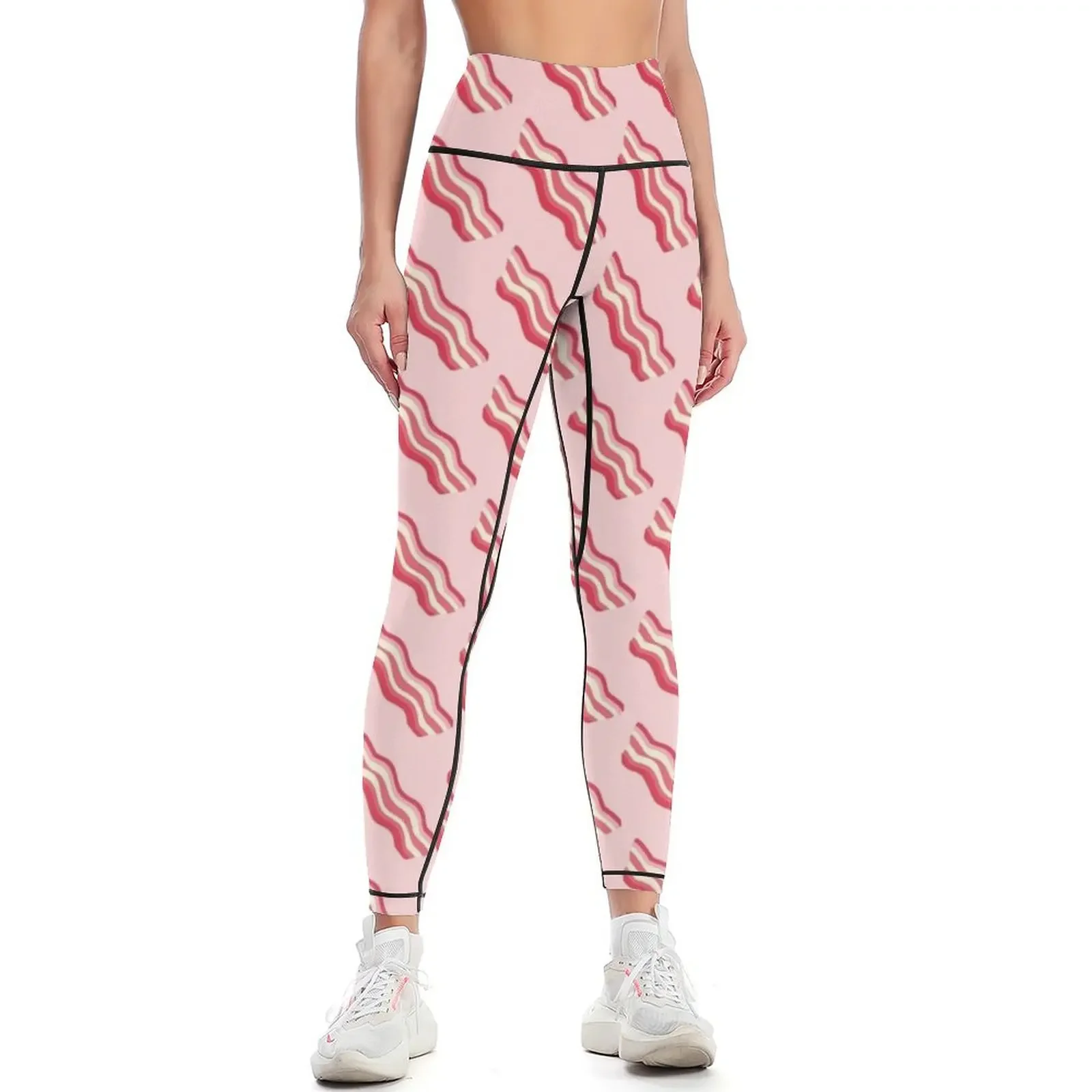 

Bacon Lovers! (PINK) Leggings Fitness clothing push up legging Training pants exercise clothing for Womens Leggings