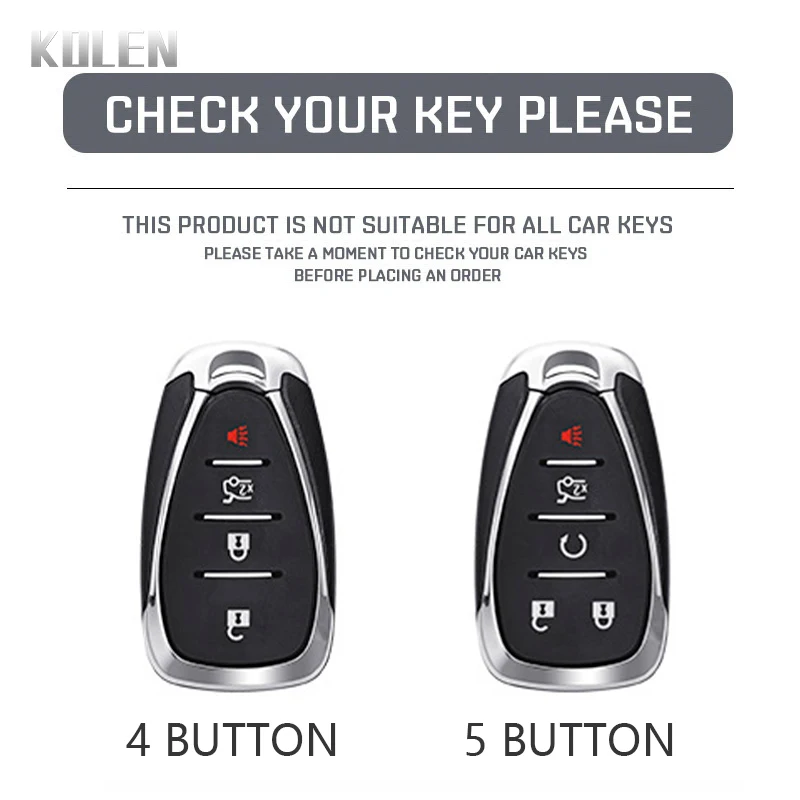 Fashion TPU Car Key Case Cover For Chevrolet Malibu Blazer Traverse Seeker Onix Equino Volt Bolt Trax Orlando Cruze Spark Sonic view 2
