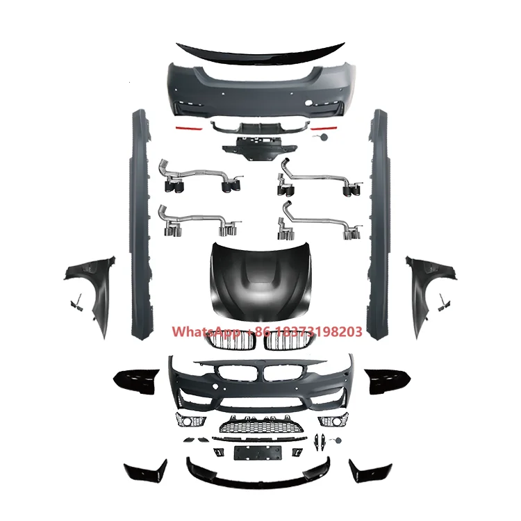 

F32 F33 F36 Upgrade M4 Style Body Kit Bodykit Front Bumper Rear Bumper Side Skirt for BMW 4 Series F32 F33 F36