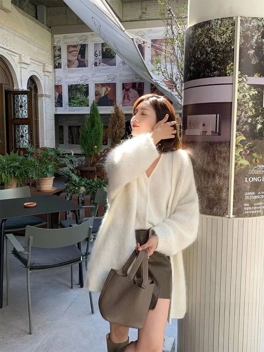 

Комплект из двух предметов Tina High Quality: зимнее шерстяное пальто из альпаки суриси премиум-класса для женщин, модная верхняя одежда