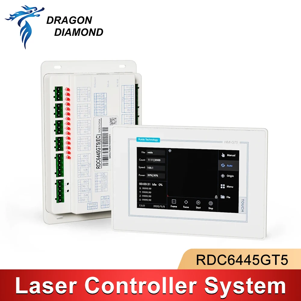 

Standard Set Ruida RDC6445GT5 CO2 Laser Controller System Laser Control Panel for CO2 Laser Engraving Cutting Machine