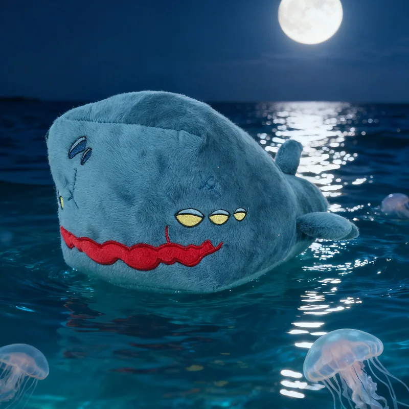 25 センチメートルソフトサメぬいぐるみかわいい動物人形絶妙なスロー枕多機能装飾アイテム友人への誕生日プレゼント
