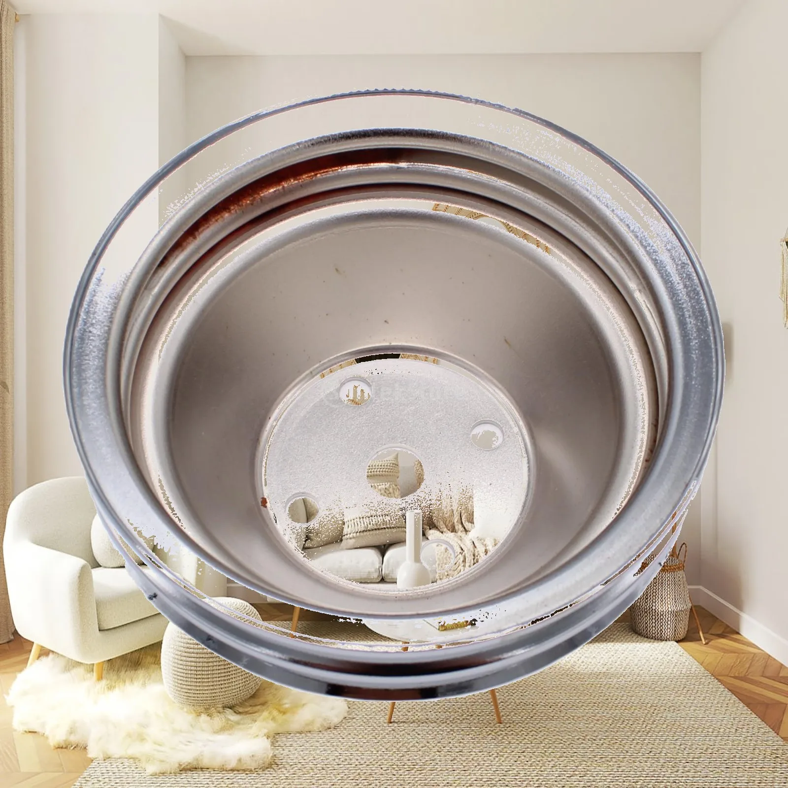 Long Water Pump Pulley V Belt Design Silver Portable Auto Accessories Compact