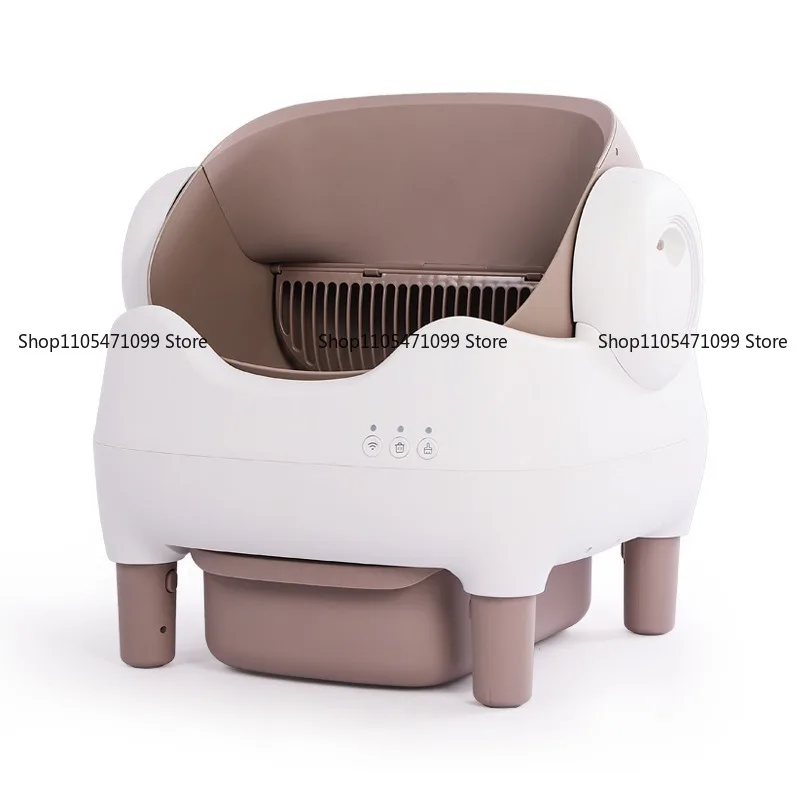 Smart Cat Litter Box, Automatic Shit Shoveling Machine, Open Oversized Automatic Cleaning, Anti-splash Cat Toilet