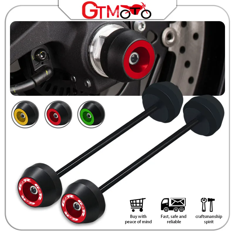 Hot Sales For GSR 750 S750 S1000 S1000F S1000S Motorcycle Accessories Front Rear Wheel Fork Slider Axle Crash Protector Cap gsr