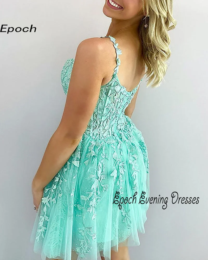 Epoch Mini Avondjurk فساتين مناسبة رسمية Spaghtti Riem Elegante Arabia Strand Cocktail Party Prom Jurk Voor Vrouwen