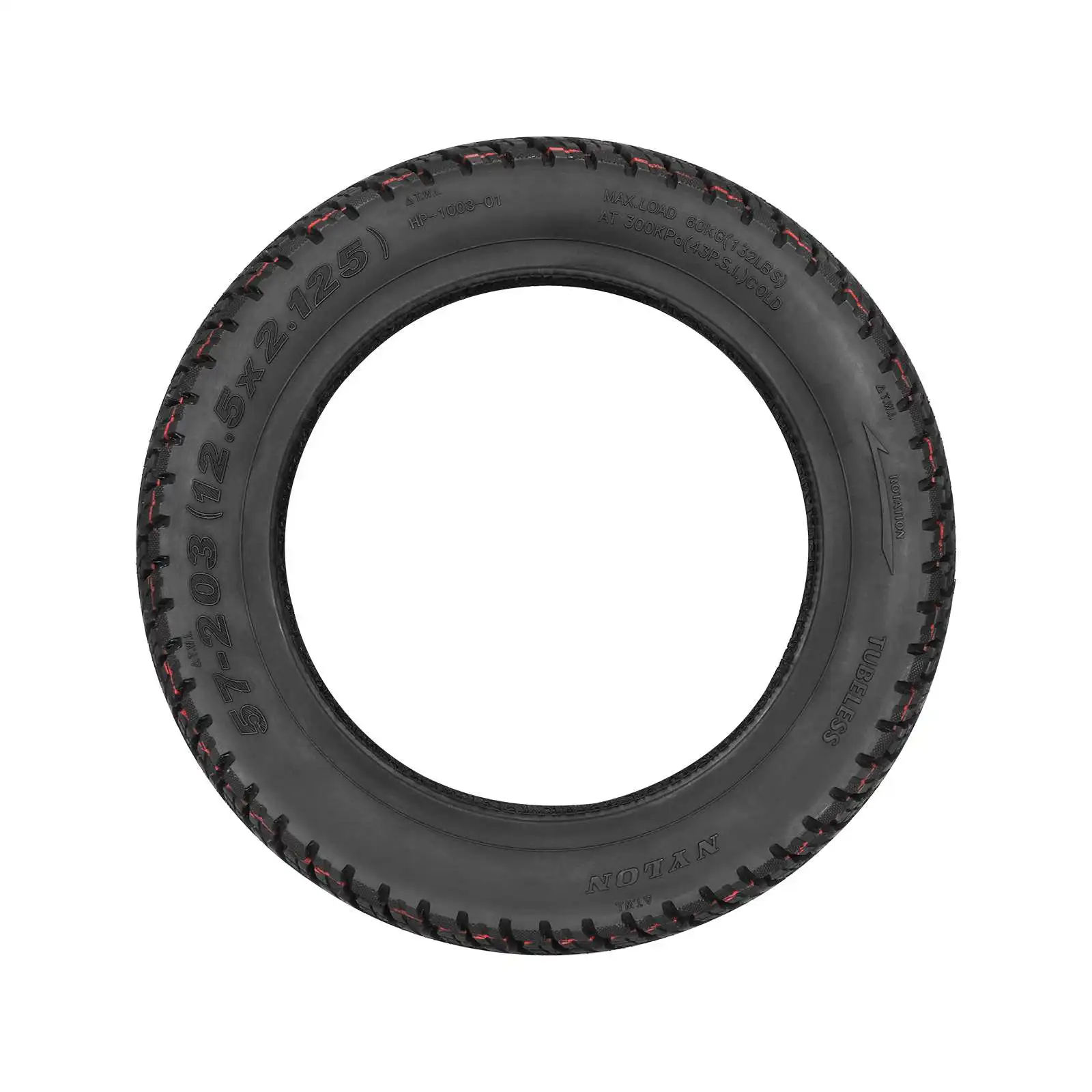 Ulip Kid Bike Tires 12.5*2.125(57-203) Off-road Tubeless Tyre Replacement For 12inch Bicycle Repair Spare Parts Wheels Tires