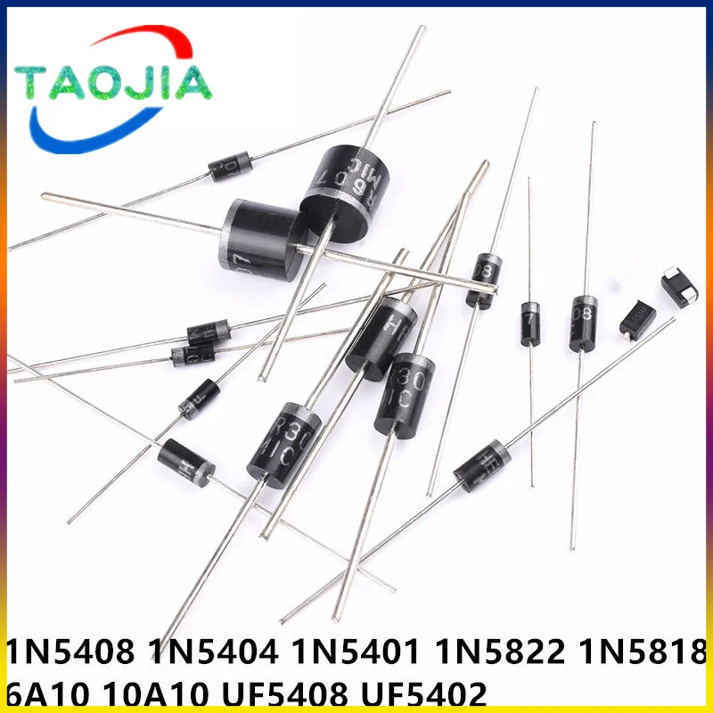 20PCS SF14 SF24 SF34 SF54 SF16 SF26 SF36 SF56 SF18 SF28 SF38 SF58 400/600V 1A2A3A5A Ultra Fast Recovery Diode