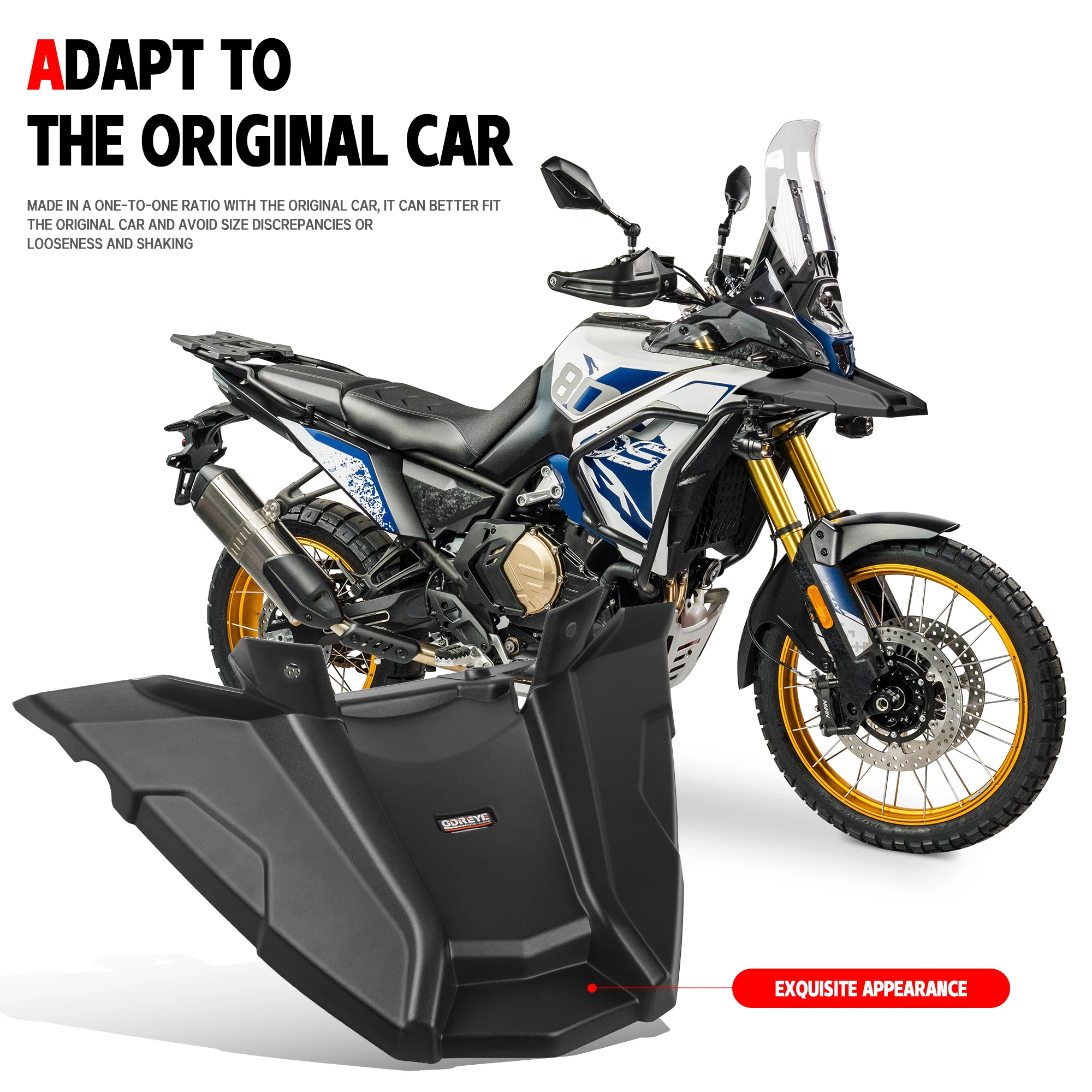 Motocycle Fairing For DS800 X 800rally DS800X DS 800X Accessories Front Extension Beak Arrows Covers Wheel Extender Cover