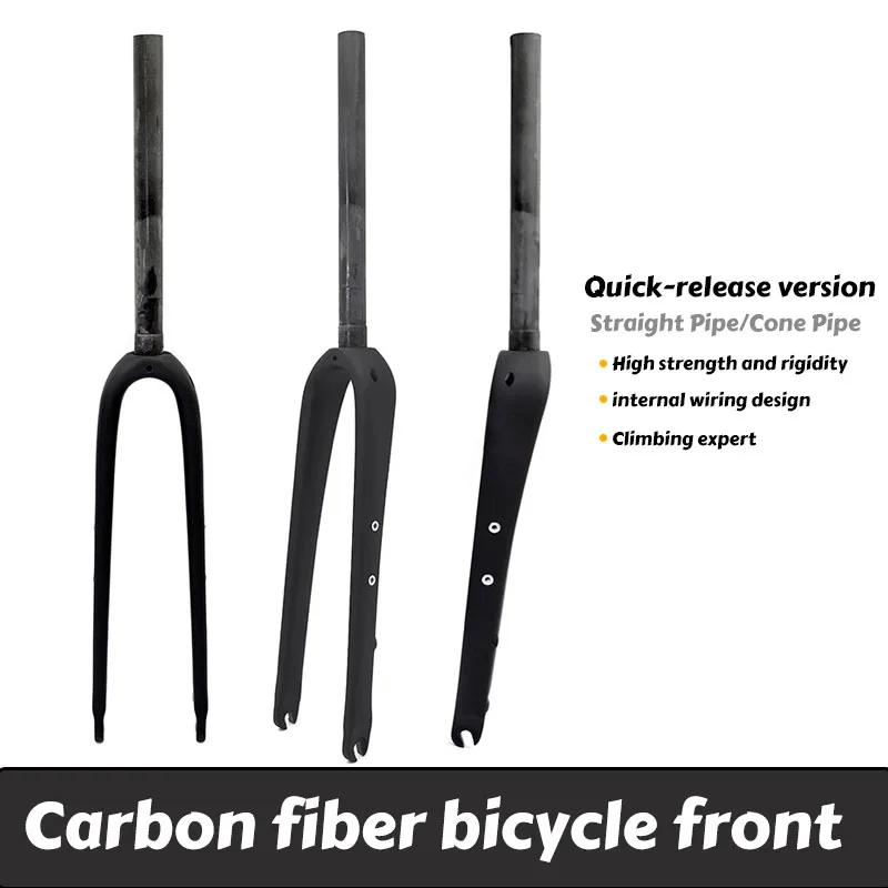 

700C Travel Gravel Road Bike Latest Highway Off-Road with Full Carbon FiberFrontFork Disc Brakes Matte/Glossy Rack HolesIncluded
