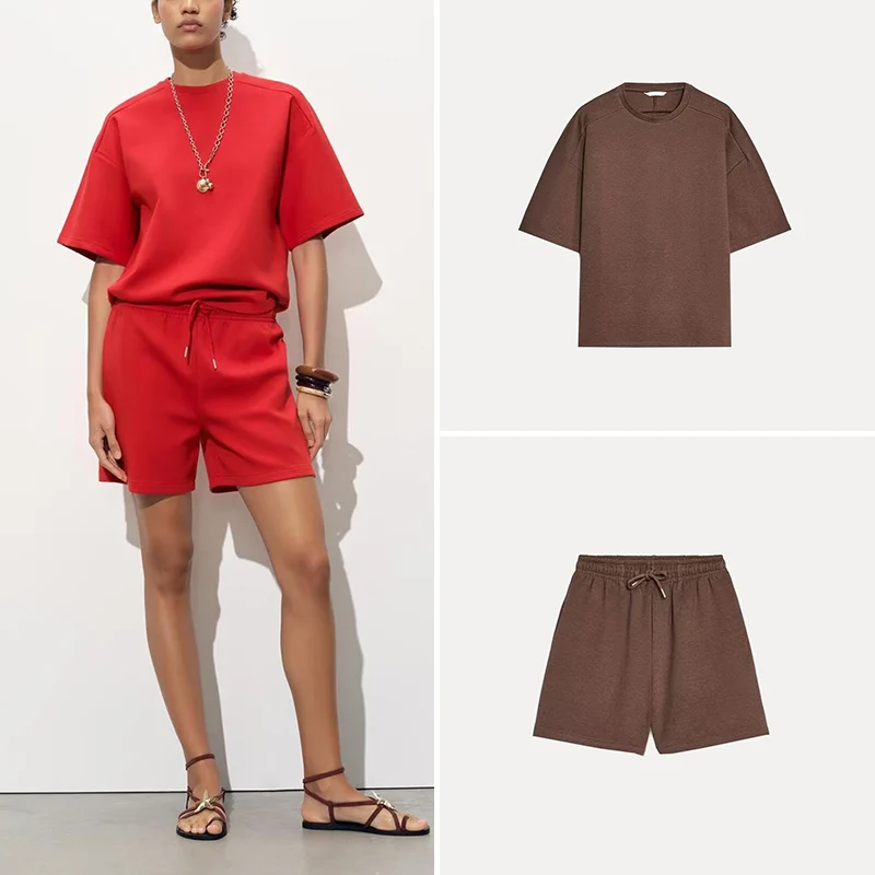 

Z Women's Faionable Slim Fit ort Sve Hoodie And Comfortable orts Set Polyester Fiber Spring 2025 Collection