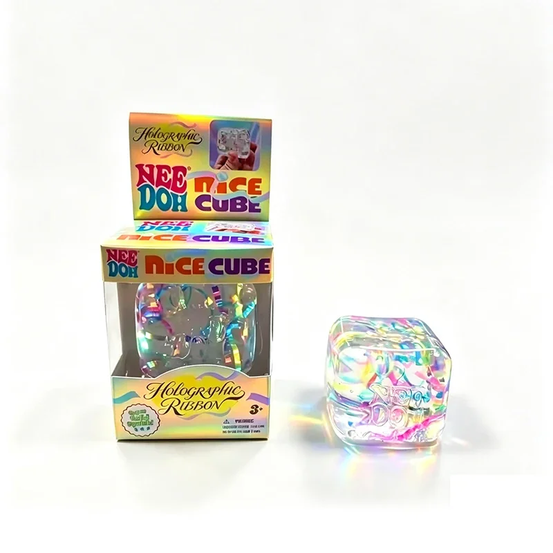2026 Needoh Nice Cube Sensory Stress Reliever Fidget Tool for Anxiety &Focus Desk for Adults & Anti-Anxiety Squeeze