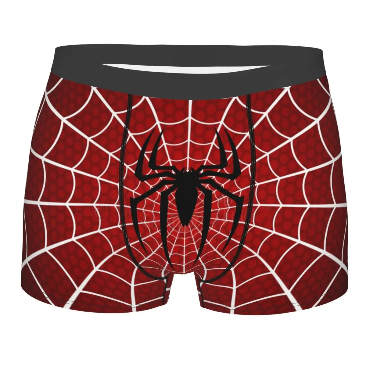 Custom Spider Man Cartoon Superhero Underwear Men Printed Custom Boxer Shorts Panties Briefs Breathable Underpants