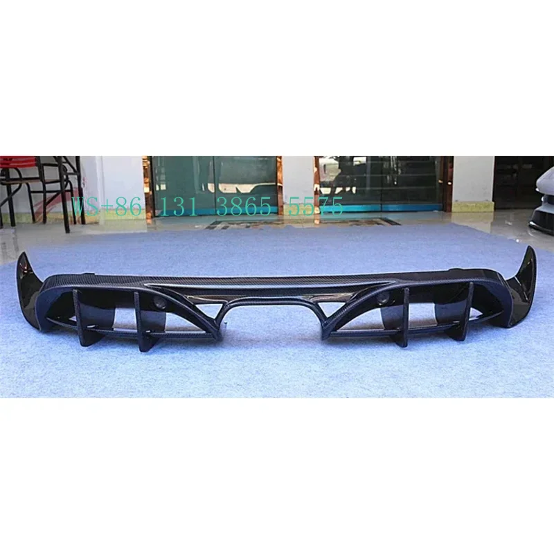 

3K carbon fiber rear diffuser lip for 718 body kit 2016-2020