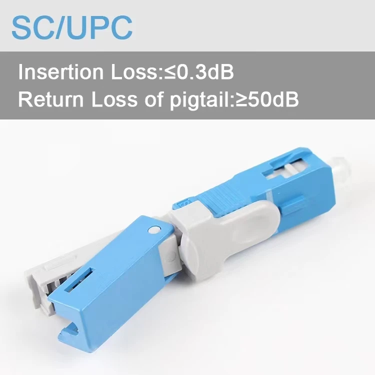 SC/UPC optical fiber line quick coupler field assembly 10pcs sc cold joint cold sub optical cable quick coupler